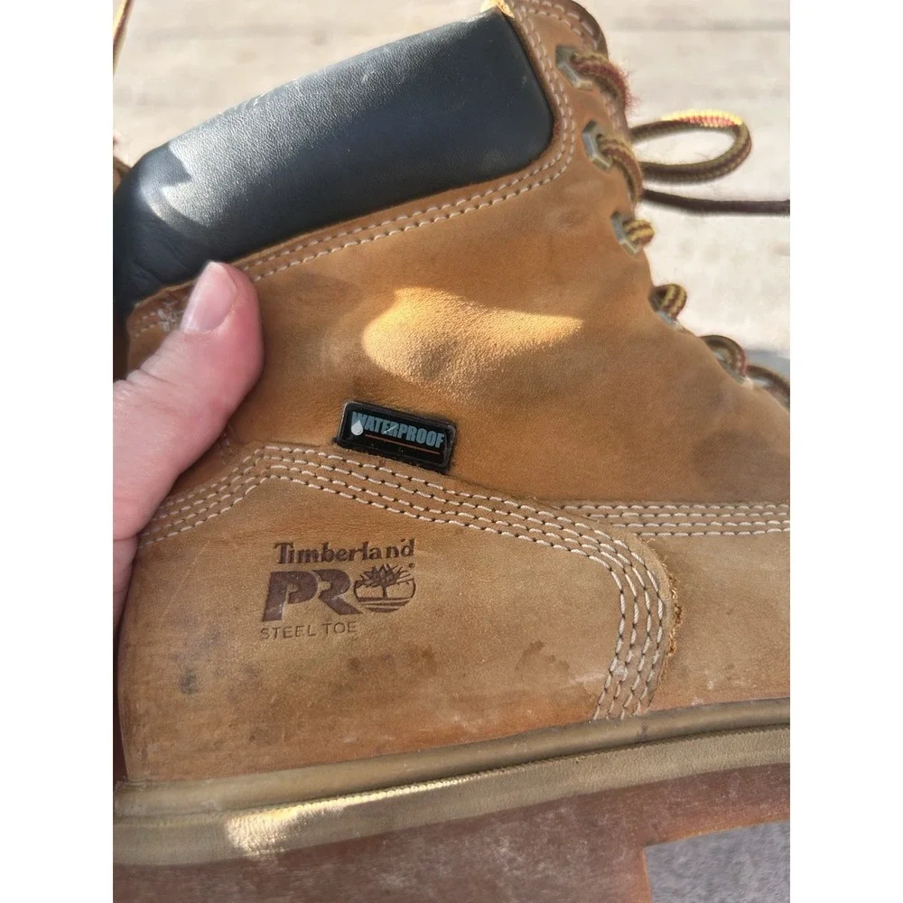 TIMBERLAND Pro 24/7 Direct Attach Steel Toe Boots Wmns 9‎ Wheat A1KJ8 Waterproof
